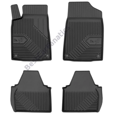 Peugeot 607 Frogum No77 fekete 3D hótálcás TPE gumiszőnyeg szett 77426092