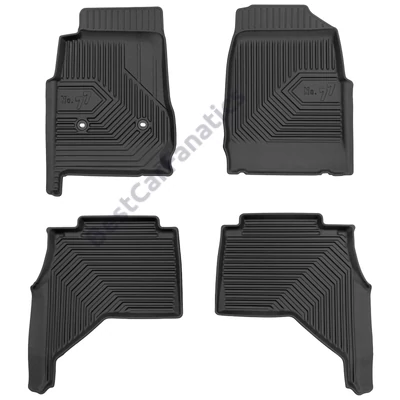 Isuzu D-MAX II Frogum No77 fekete 3D hótálcás TPE gumiszőnyeg szett 77426153
