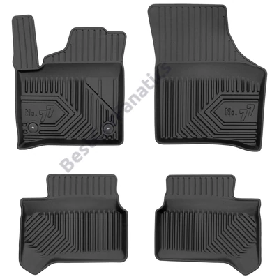 Skoda Citigo-e iV Frogum No77 fekete 3D hótálcás TPE gumiszőnyeg szett 77426177