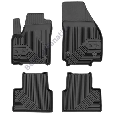 Opel Meriva B Frogum No77 fekete 3D hótálcás TPE gumiszőnyeg szett 77426276