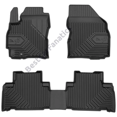 Mazda Premacy II Frogum No77 fekete 3D hótálcás TPE gumiszőnyeg szett 77426313