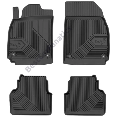 Saab 9-3 II Frogum No77 fekete 3D hótálcás TPE gumiszőnyeg szett 77426320