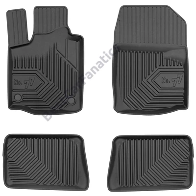 Renault Twingo II Frogum No77 fekete 3D hótálcás TPE gumiszőnyeg szett 77426467