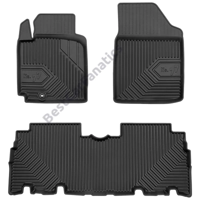 Toyota Yaris Verso Frogum No77 fekete 3D hótálcás TPE gumiszőnyeg szett 77426498