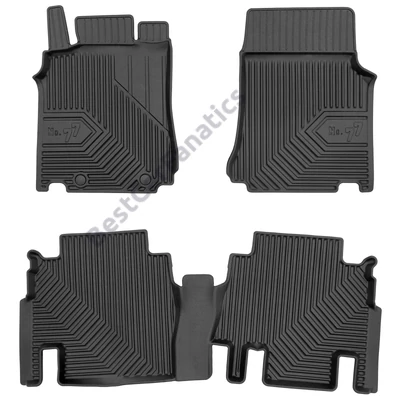 Mercedes Benz Vaneo W414 Frogum No77 fekete 3D hótálcás TPE gumiszőnyeg szett 77426542