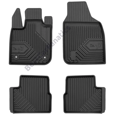 Fiat 500e II Frogum No77 fekete 3D hótálcás TPE gumiszőnyeg szett 77426559