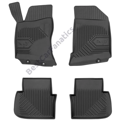 Saab 9-5 I Frogum No77 fekete 3D hótálcás TPE gumiszőnyeg szett 77426597