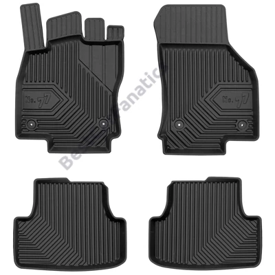 VW Volkswagen Golf VIII Frogum No77 fekete 3D hótálcás TPE gumiszőnyeg szett 77426689