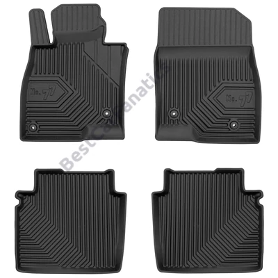 Mazda 6 III Sedan Frogum No77 fekete 3D hótálcás TPE gumiszőnyeg szett 77426771