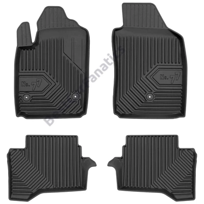 Fiat 500e I Frogum No77 fekete 3D hótálcás TPE gumiszőnyeg szett 77426856
