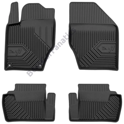 Citroen C4 II - DS4 Frogum No77 fekete 3D hótálcás TPE gumiszőnyeg szett 77426894