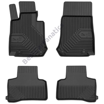 Mercedes Benz EQC N293 Frogum No77 fekete 3D hótálcás TPE gumiszőnyeg szett 77426962