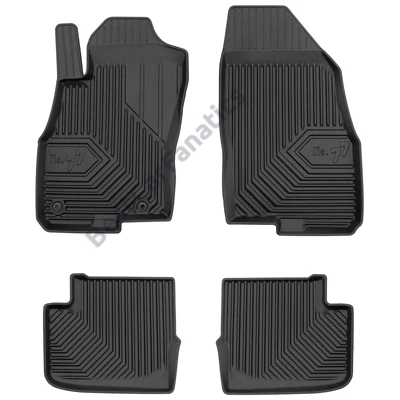 Fiat Grande Punto Frogum No77 fekete 3D hótálcás TPE gumiszőnyeg szett 77426986