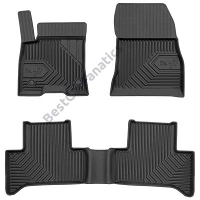 Mercedes Benz EQA Frogum No77 fekete 3D hótálcás TPE gumiszőnyeg szett 77426993