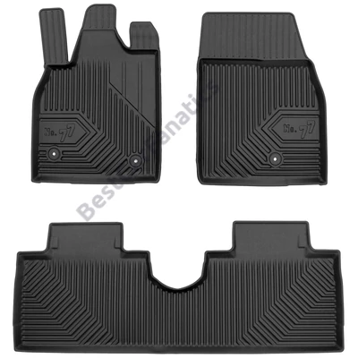 Ford Mustang Mach-E Frogum No77 fekete 3D hótálcás TPE gumiszőnyeg szett 77427150