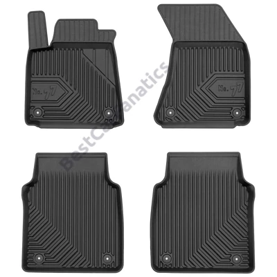 Audi A8 D4 Long Frogum No77 fekete 3D hótálcás TPE gumiszőnyeg szett 77427204
