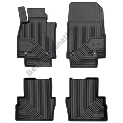 Mazda 2 III Frogum No77 fekete 3D hótálcás TPE gumiszőnyeg szett 77427228