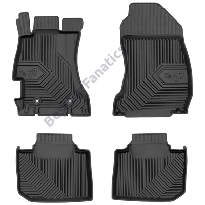 Subaru Impreza IV - WRX Frogum No77 fekete 3D hótálcás TPE gumiszőnyeg szett 77427259