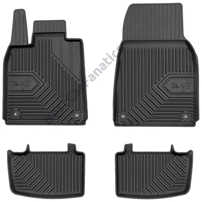 Porsche Taycan Frogum No77 fekete 3D hótálcás TPE gumiszőnyeg szett 77427297