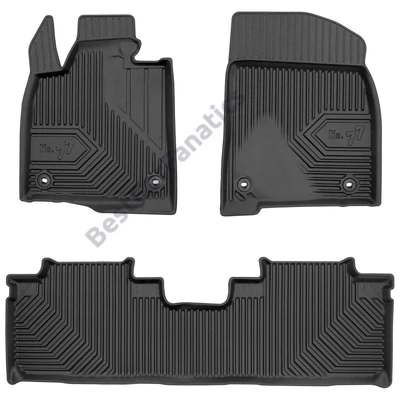 Lexus RX IV Frogum No77 fekete 3D hótálcás TPE gumiszőnyeg szett 77427372