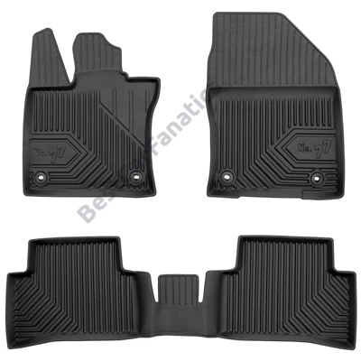 Lexus UX Frogum No77 fekete 3D hótálcás TPE gumiszőnyeg szett 77427389