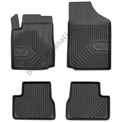 Citroen C3 I Frogum No77 fekete 3D hótálcás TPE gumiszőnyeg szett 77427419