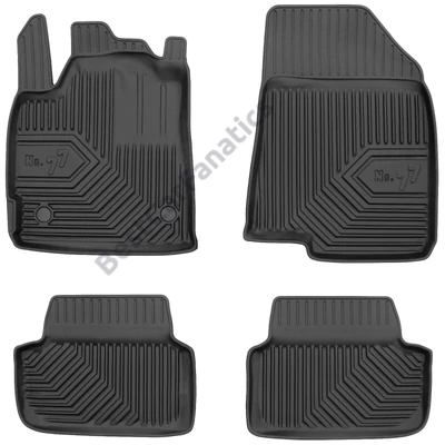 Dacia Sandero III Frogum No77 fekete 3D hótálcás TPE gumiszőnyeg szett 77427433