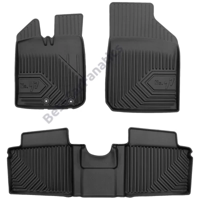 Dacia Spring Frogum No77 fekete 3D hótálcás TPE gumiszőnyeg szett 77427488