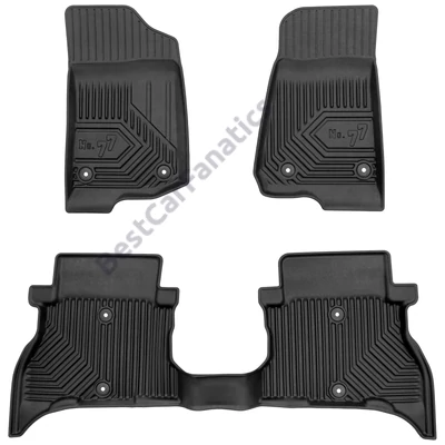 Jeep Wrangler 4xe Frogum No77 fekete 3D hótálcás TPE gumiszőnyeg szett 77427792