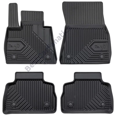 BMW X6 G06 Frogum No77 fekete 3D hótálcás TPE gumiszőnyeg szett 77429062