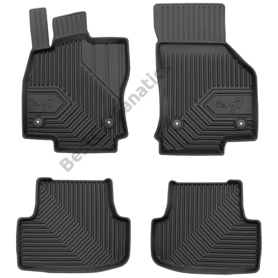 Audi A3 8Y Frogum No77 fekete 3D hótálcás TPE gumiszőnyeg szett 77429154