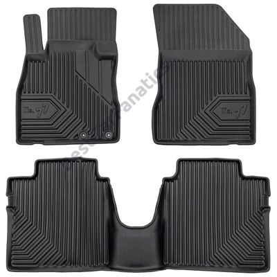 Nissan Note II Frogum No77 fekete 3D hótálcás TPE gumiszőnyeg szett 77429260