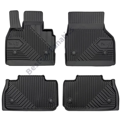 BMW iX I20 Frogum No77 fekete 3D hótálcás TPE gumiszőnyeg szett 77429451