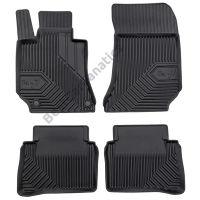 Mercedes Benz W212 Frogum No77 fekete 3D hótálcás TPE gumiszőnyeg szett 77430341