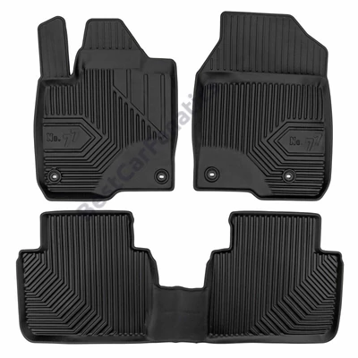 Honda ZR-V Frogum No77 fekete 3D hótálcás TPE gumiszőnyeg szett 77430372