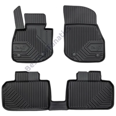 BMW iX1 Frogum No77 fekete 3D hótálcás TPE gumiszőnyeg szett 77430402
