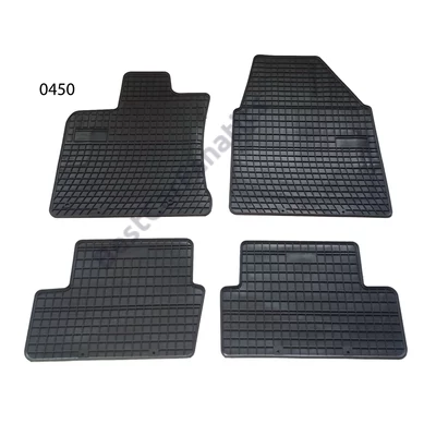 Nissan Qashqai I J10 Frogum 0450 fekete gumiszőnyeg szett