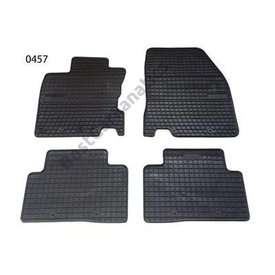 Nissan Qashqai II J11 Frogum 0457 fekete gumiszőnyeg szett