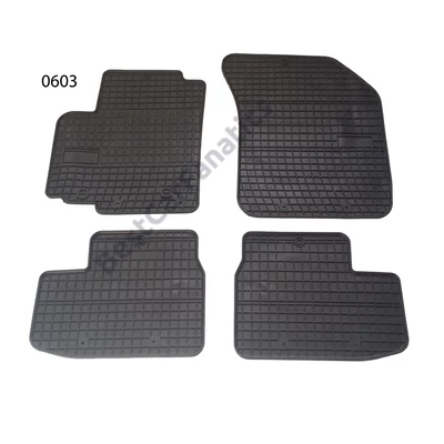 Opel Agila II B Frogum 0603 fekete gumiszőnyeg szett