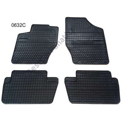 Citroen C4 I C4 II Frogum 0632C fekete gumiszőnyeg szett