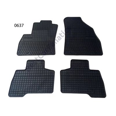 Fiat Qubo Frogum 0637 fekete gumiszőnyeg szett