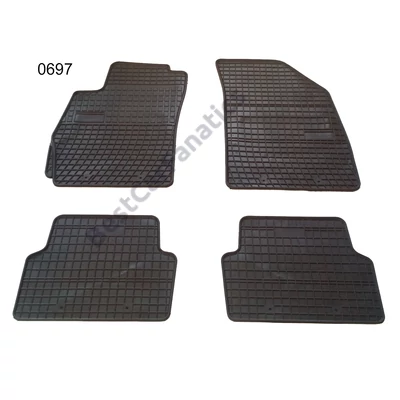 Chevrolet Aveo T300 Frogum 0697 fekete gumiszőnyeg szett