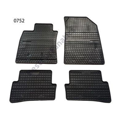 Renault Clio III Frogum 0752 fekete gumiszőnyeg szett