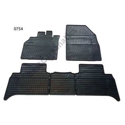 Renault Scenic III & Grand Frogum 0754 fekete gumiszőnyeg szett