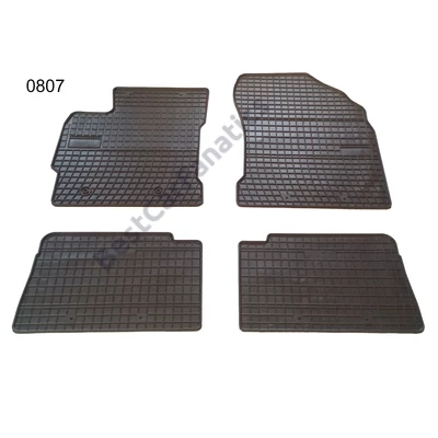 Toyota Auris II Frogum 0807 fekete gumiszőnyeg szett