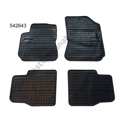 Citroen C4 Cactus Frogum 542643 fekete gumiszőnyeg szett