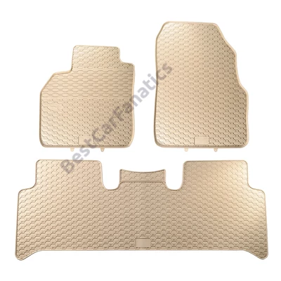 Renault Scenic II Geyer Prémium beige - bézs gumiszőnyeg szett