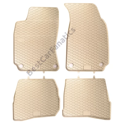 VW Volkswagen Passat B5 Geyer Prémium beige - bézs gumiszőnyeg szett patenttal