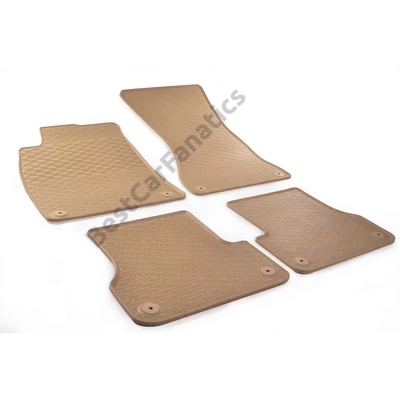 AUDI A6 C7 4G Geyer Prémium beige - bézs gumiszőnyeg szett patenttal