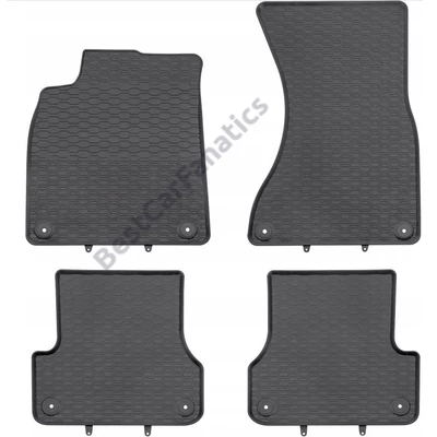 AUDI A6 C7 4G Geyer Prémium fekete gumiszőnyeg szett patenttal